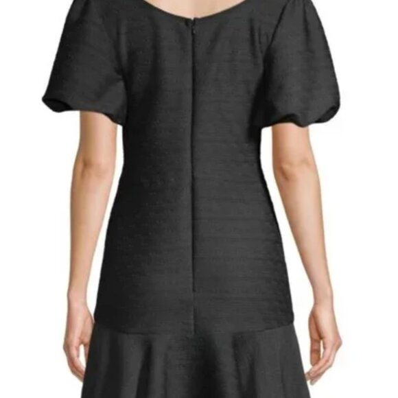 Shoshanna Kosmo Puff-Sleeve Stretch Dress - Picture 2 of 5